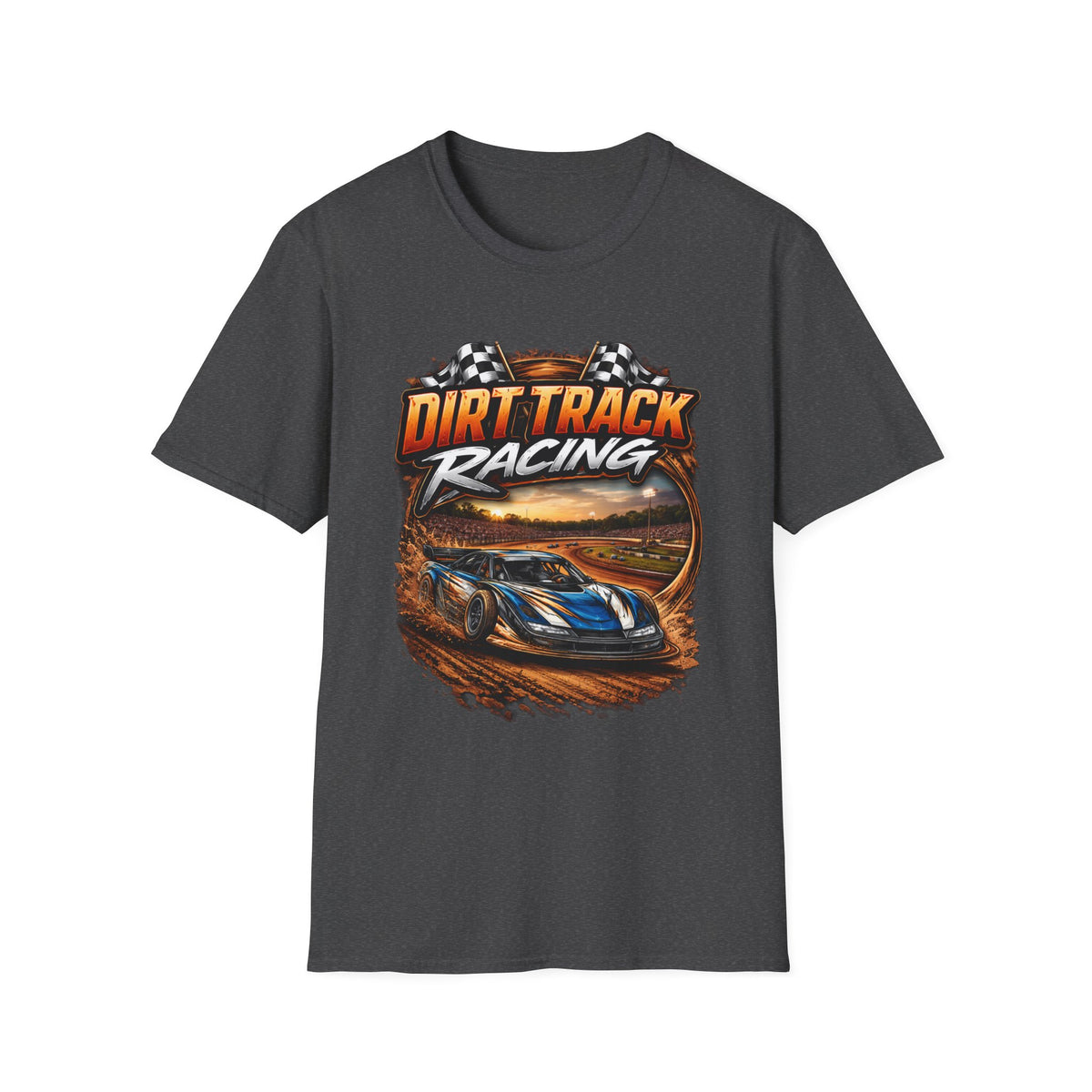 Dirt Track Racing T-Shirt – Vintage Race Car Graphic Tee