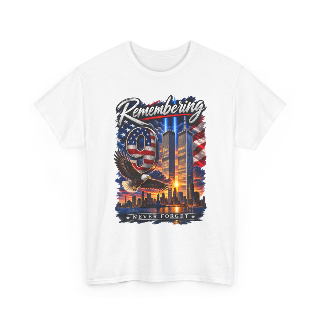 9/11 Remembering Tee – Never Forget Memorial T-Shirt