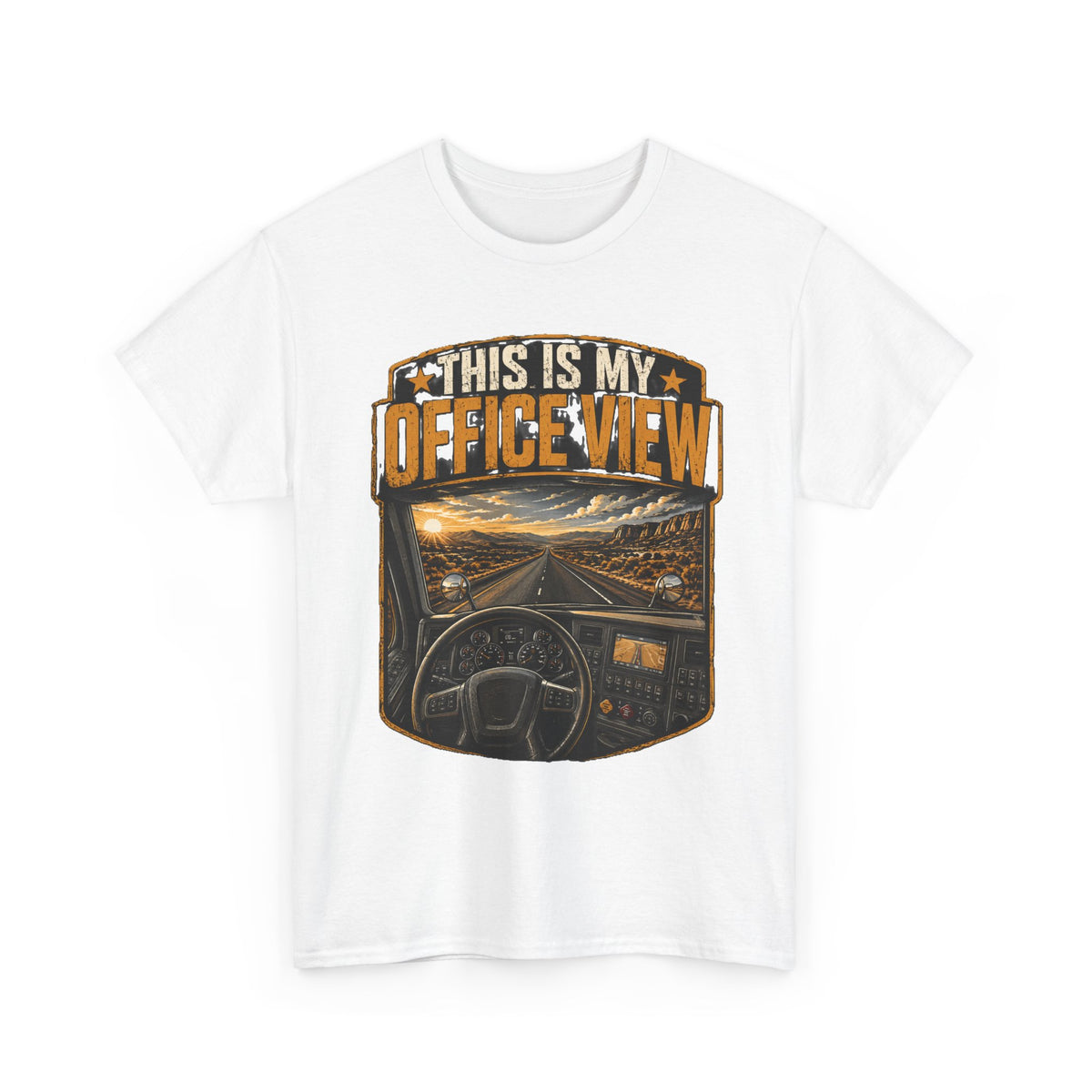 This Is My Office View Truck Driver T-Shirt