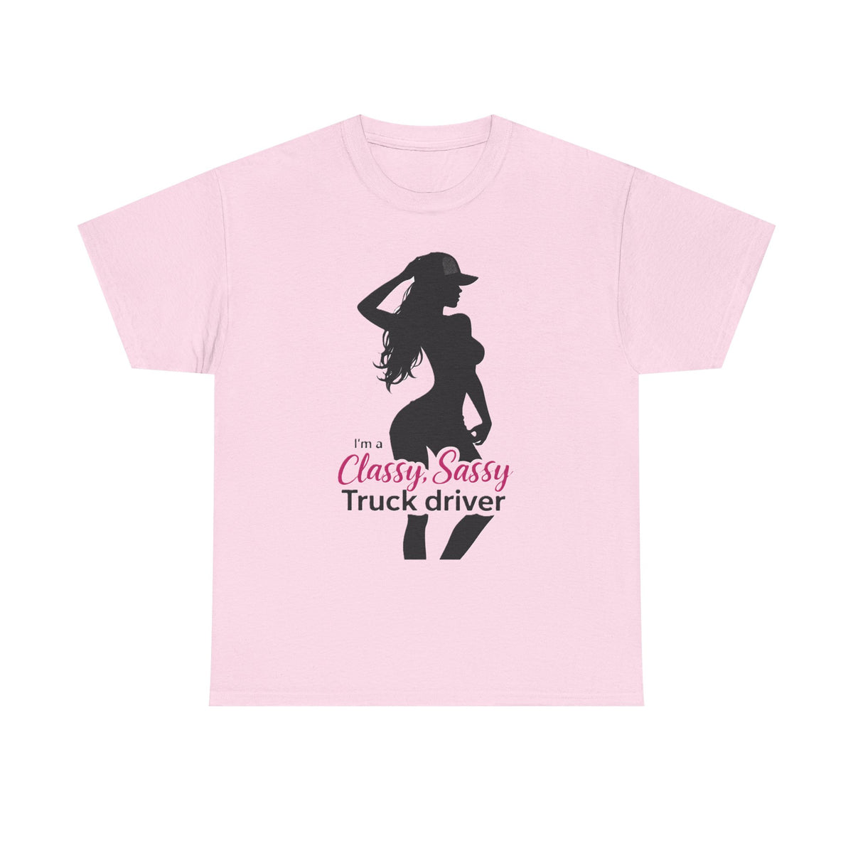 Classy Sassy Truck Driver T-Shirt — Feminine Trucker Tee