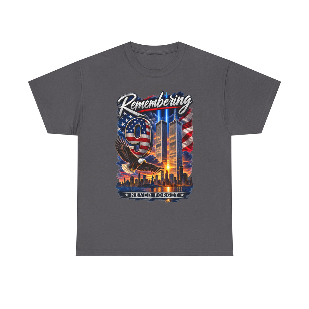 9/11 Remembering Tee – Never Forget Memorial T-Shirt