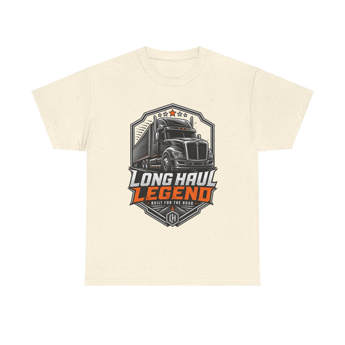 Long Haul Legend Trucker T-Shirt — "Long Haul Legend" Graphic Tee for Truck Drivers & Fans