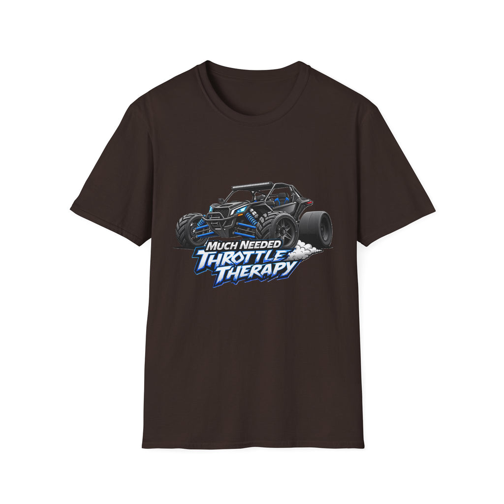 Throttle Therapy Off-Road T-Shirt — "Much Needed Throttle Therapy" Buggy Design