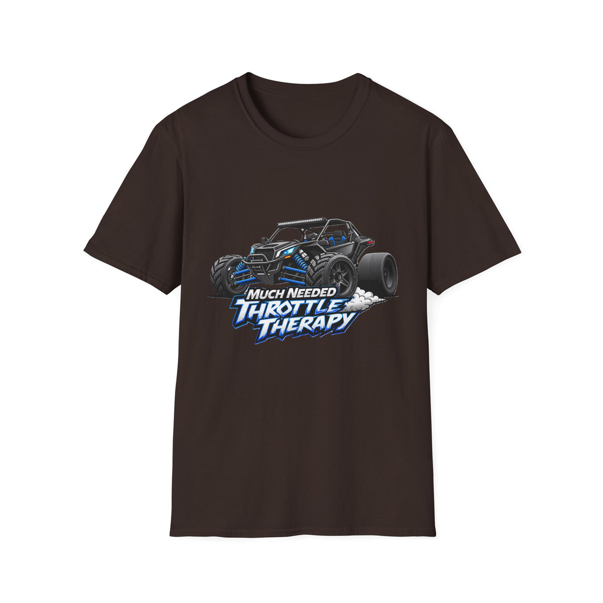 Throttle Therapy Off-Road T-Shirt — "Much Needed Throttle Therapy" Buggy Design