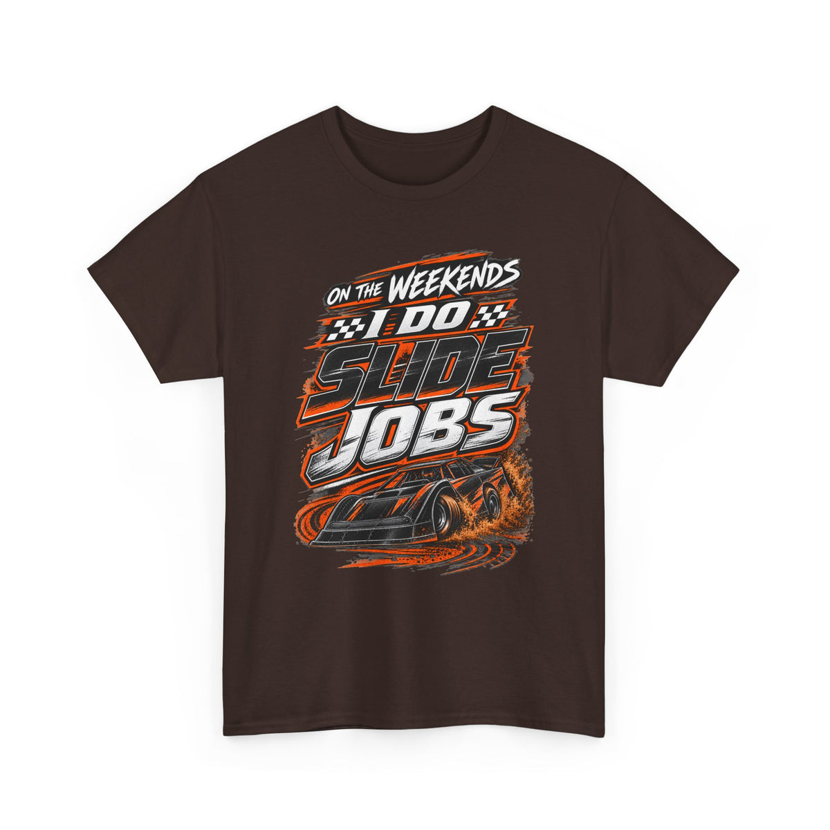 Weekend Drift Car T-Shirt — "On the Weekends I Do Slide Jobs" Racing Tee