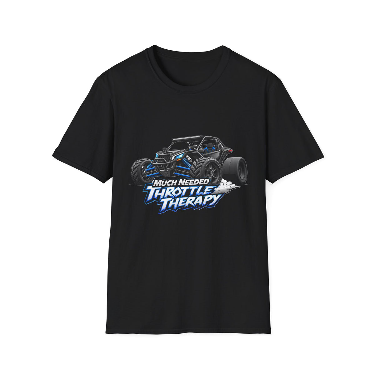 Throttle Therapy Off-Road T-Shirt — "Much Needed Throttle Therapy" Buggy Design