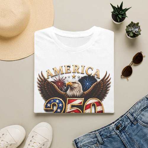 America 250 Centennial Eagle T-Shirt — 1776–2026 Patriotic 250th Anniversary Tee