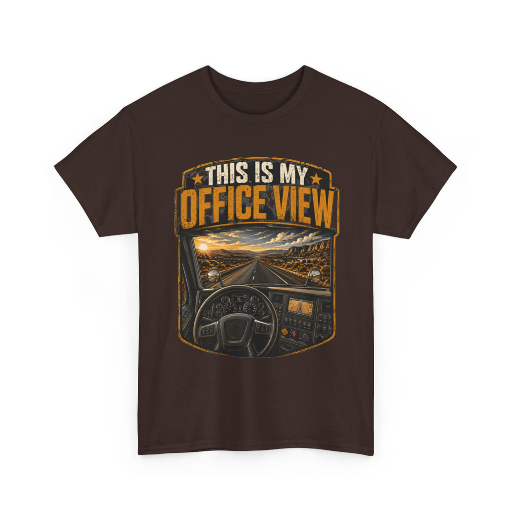 This Is My Office View Truck Driver T-Shirt