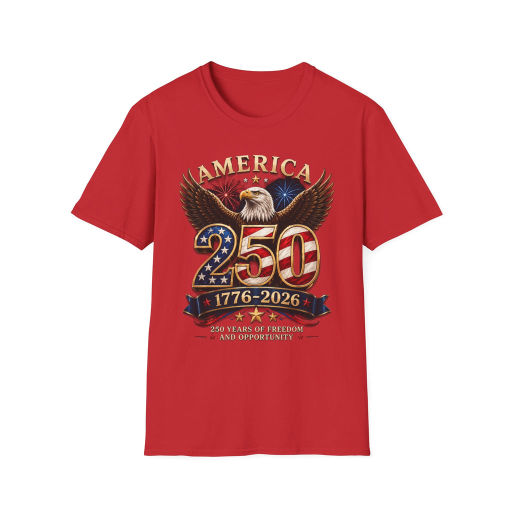 America 250 Centennial Eagle T-Shirt — 1776–2026 Patriotic 250th Anniversary Tee