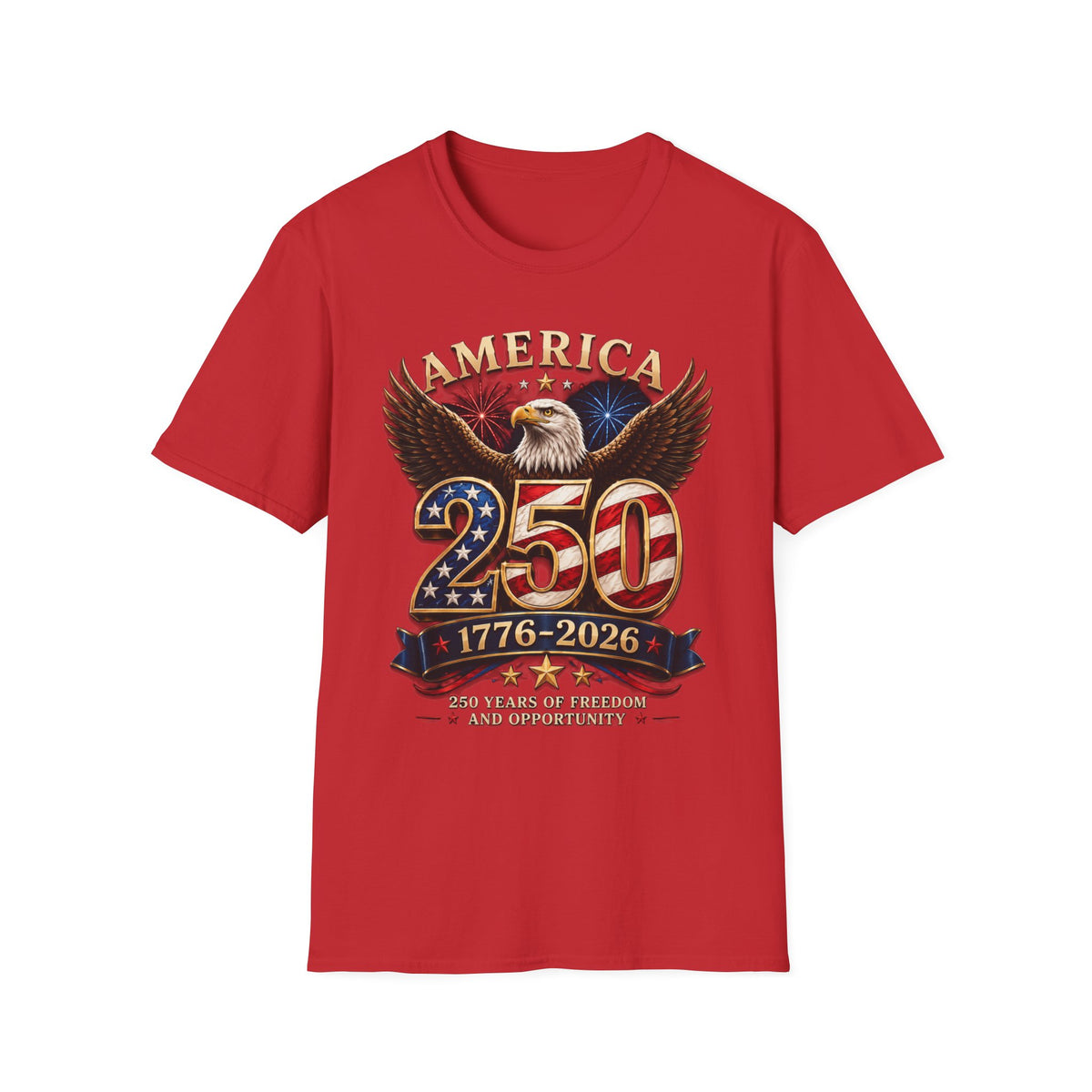 America 250 Centennial Eagle T-Shirt — 1776–2026 Patriotic 250th Anniversary Tee