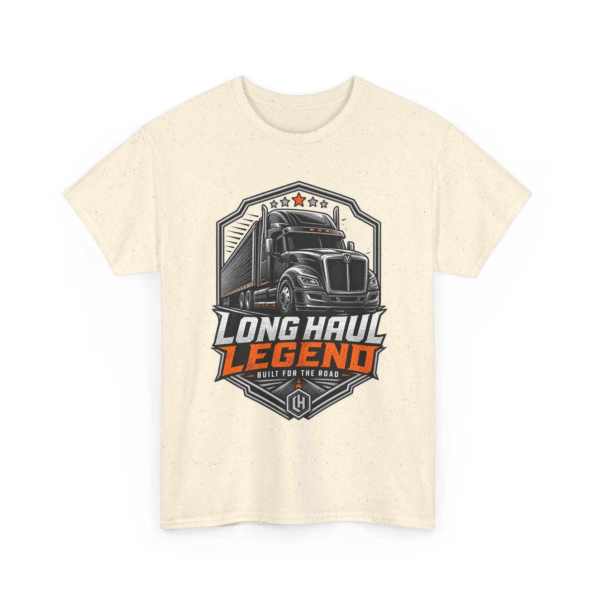 Long Haul Legend Trucker T-Shirt — "Long Haul Legend" Graphic Tee for Truck Drivers & Fans