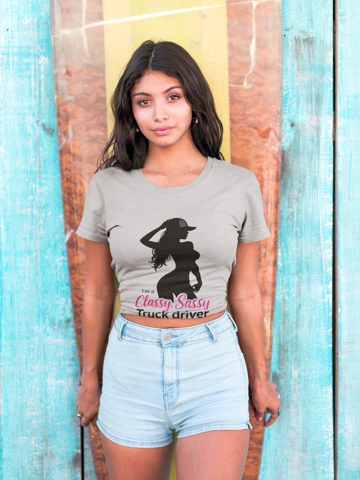 Classy Sassy Truck Driver T-Shirt — Feminine Trucker Tee