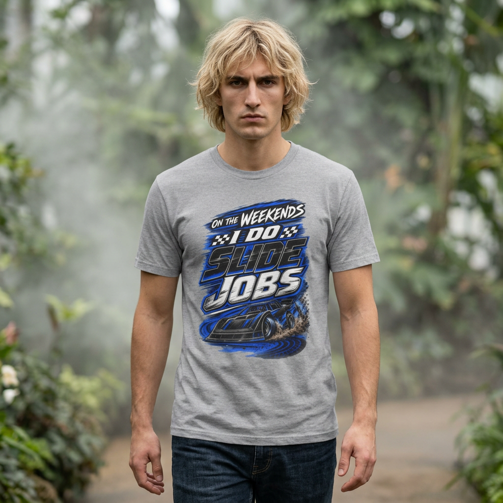 Weekend Drift Shirt - "On the Weekends I Do Slide Jobs" Racing Tee