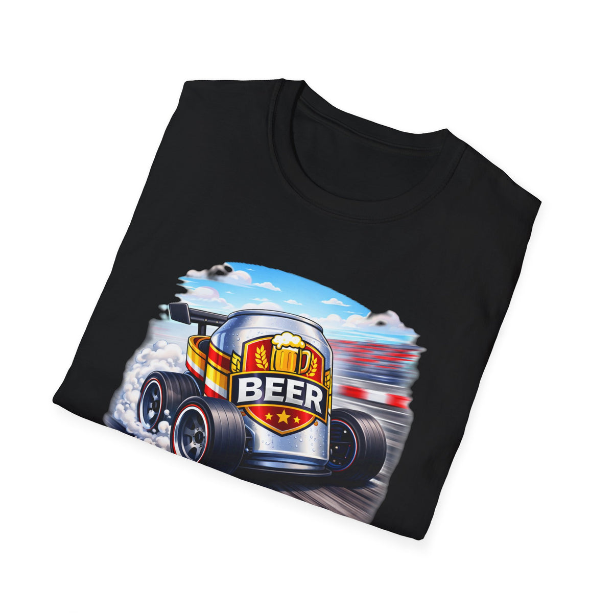 Racing Beer T-Shirt – "My Drinking Team Has a Racing Problem" Funny Motorsports Tee