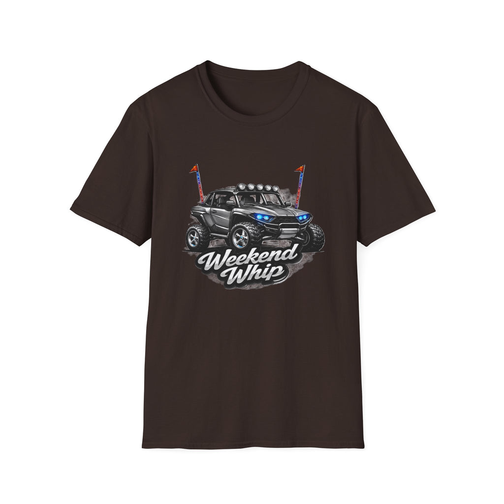 Weekend Whip Off-Road Buggy T-Shirt — Retro UTV Graphic Tee for Off-Road Enthusiasts