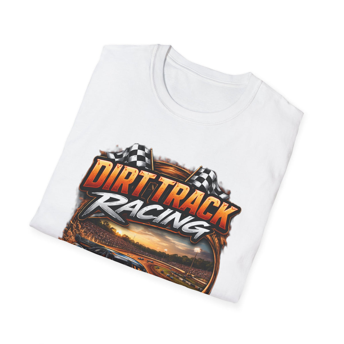 Dirt Track Racing T-Shirt – Vintage Race Car Graphic Tee