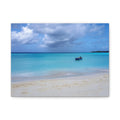 Tropical Beach Canvas Wall Art — Calm Turquoise Ocean Scene