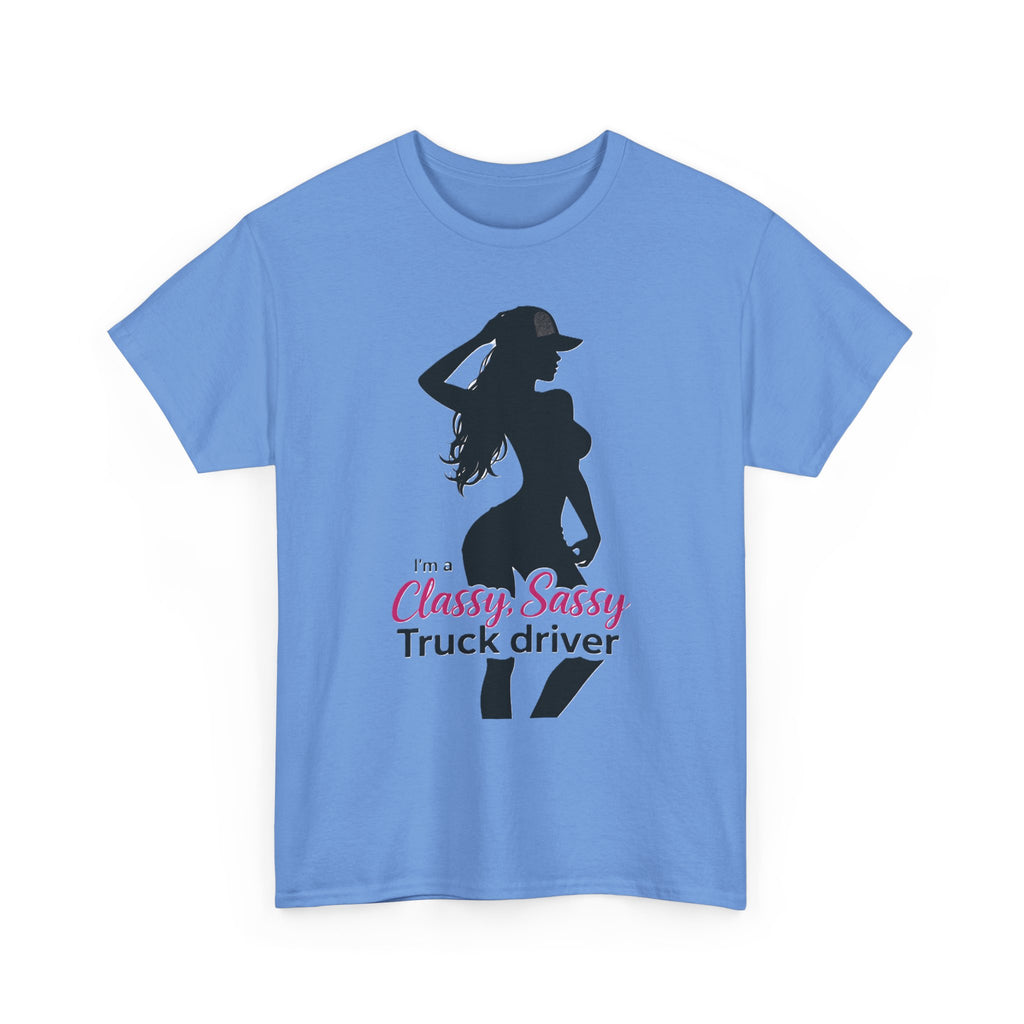 Classy Sassy Truck Driver T-Shirt — Feminine Trucker Tee