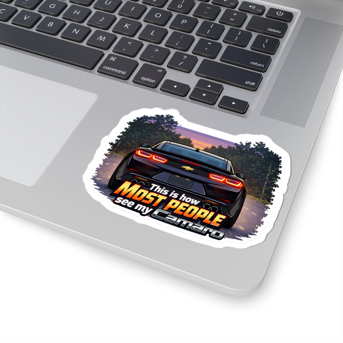 Camaro Rear View Sticker — "This Is How Most People See My Camaro" Car Decal