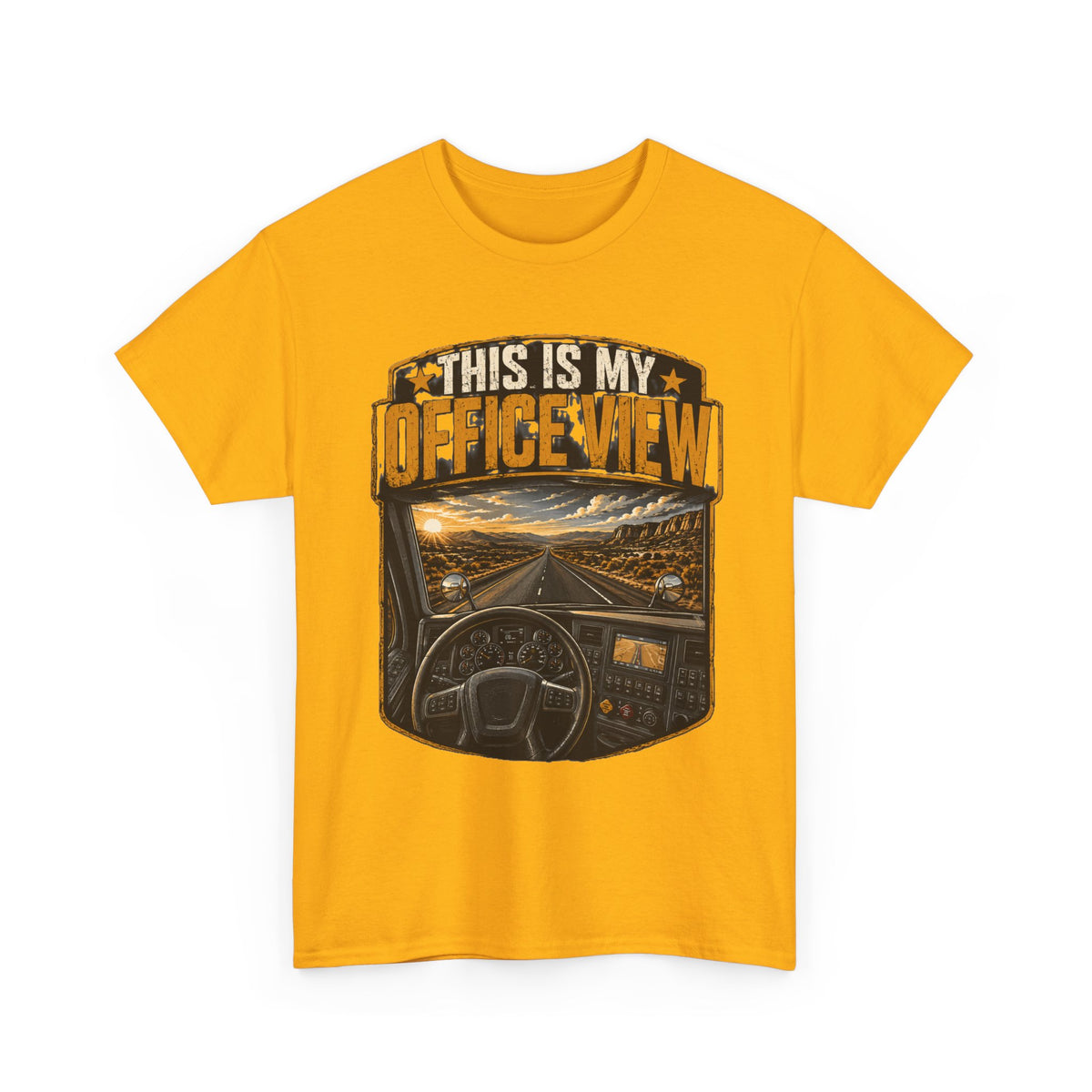This Is My Office View Truck Driver T-Shirt