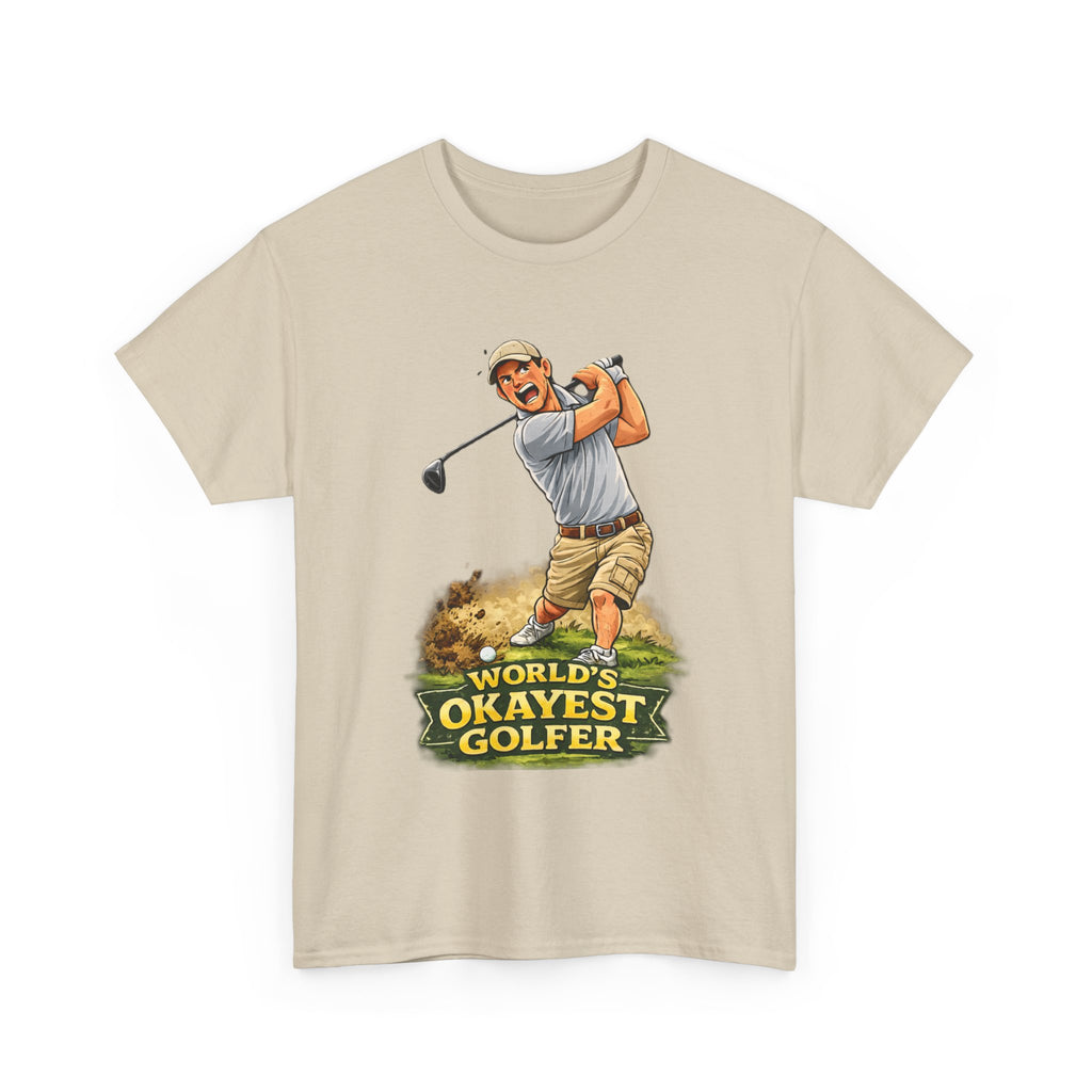 World's Okayest Golfer T-Shirt – Funny Golf Gift for Him