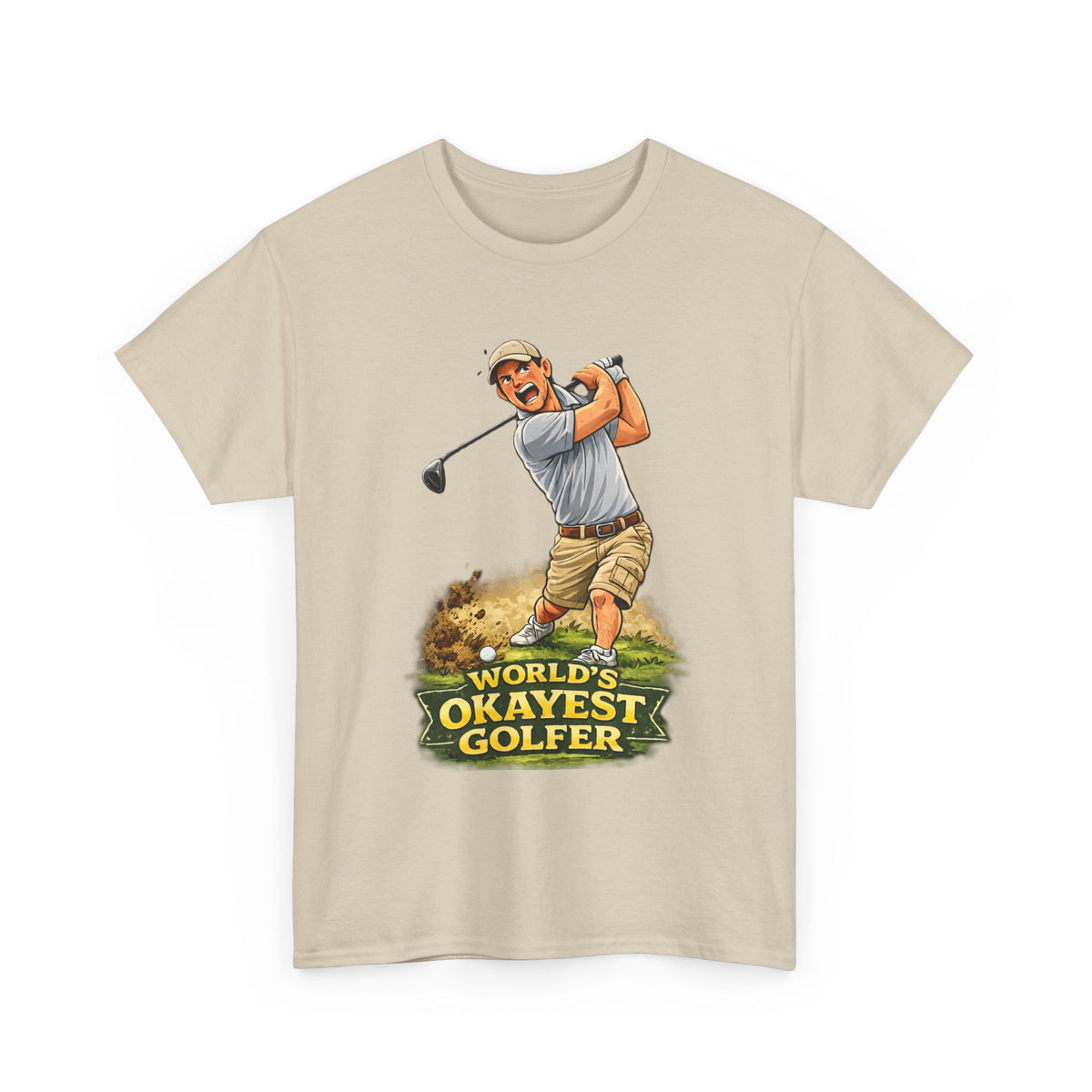 World's Okayest Golfer T-Shirt – Funny Golf Gift for Him