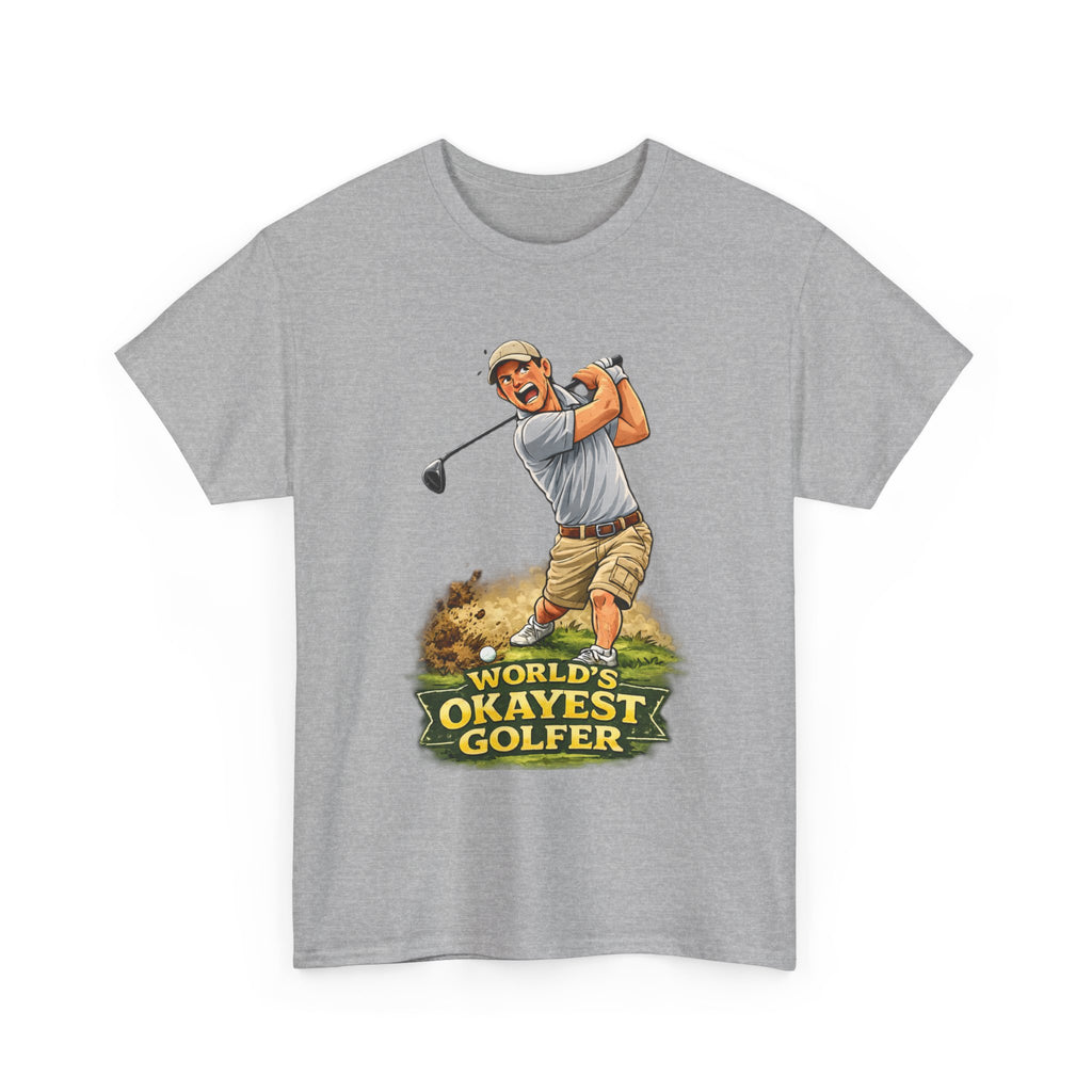 World's Okayest Golfer T-Shirt – Funny Golf Gift for Him