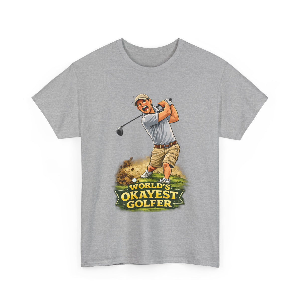 World's Okayest Golfer T-Shirt – Funny Golf Gift for Him
