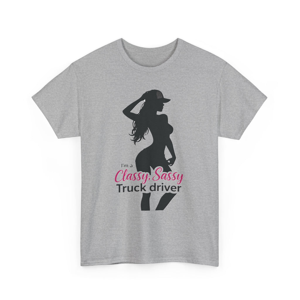 Classy Sassy Truck Driver T-Shirt — Feminine Trucker Tee