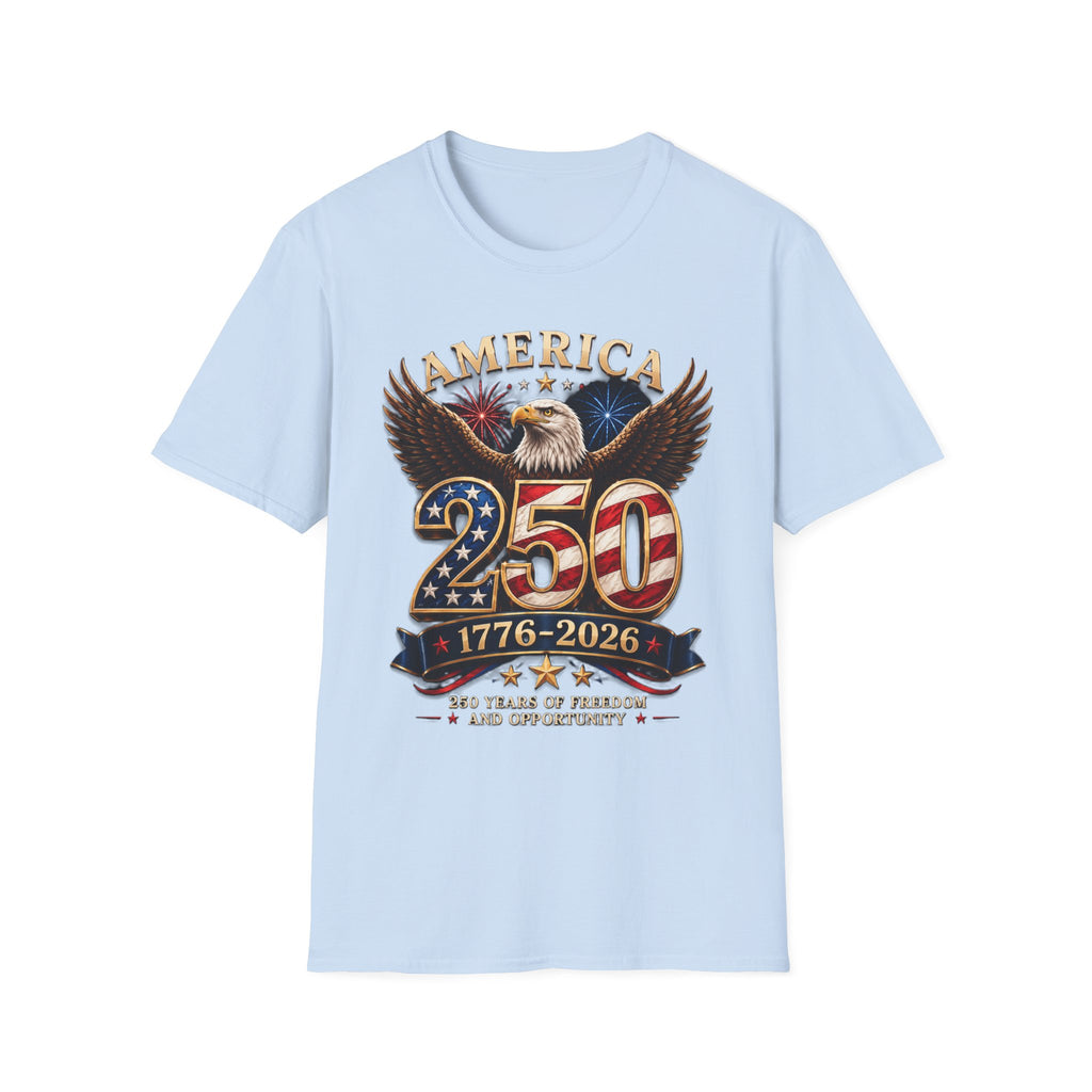 America 250 Centennial Eagle T-Shirt — 1776–2026 Patriotic 250th Anniversary Tee