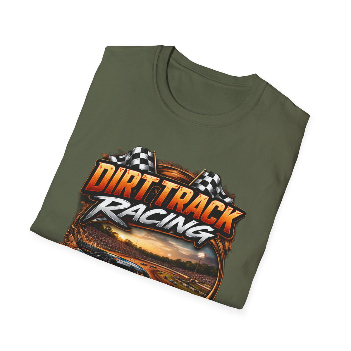 Dirt Track Racing T-Shirt – Vintage Race Car Graphic Tee