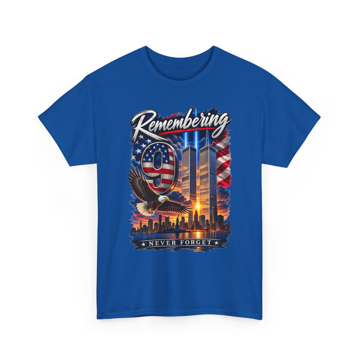 9/11 Remembering Tee – Never Forget Memorial T-Shirt