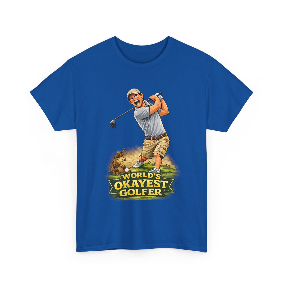 World's Okayest Golfer T-Shirt – Funny Golf Gift for Him