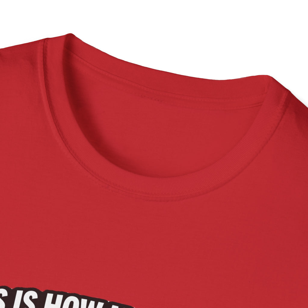 T-Shirt — 'This Is How Most People See My Hellcat' Muscle Car Sunset Tee