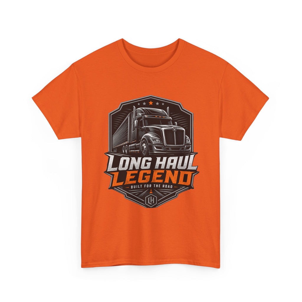 Long Haul Legend Trucker T‑Shirt — 'Long Haul Legend' Semi Truck Graphic Tee