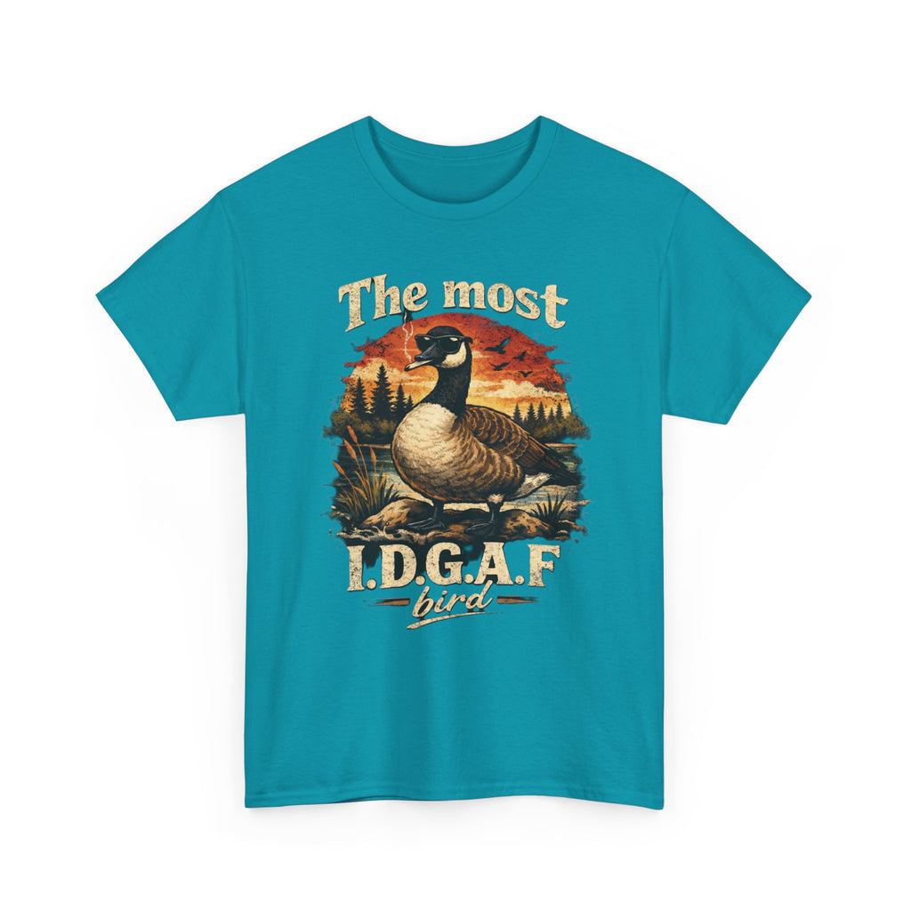 The Most I.D.G.A.F. Bird T-Shirt — Funny Goose Wildlife Tee