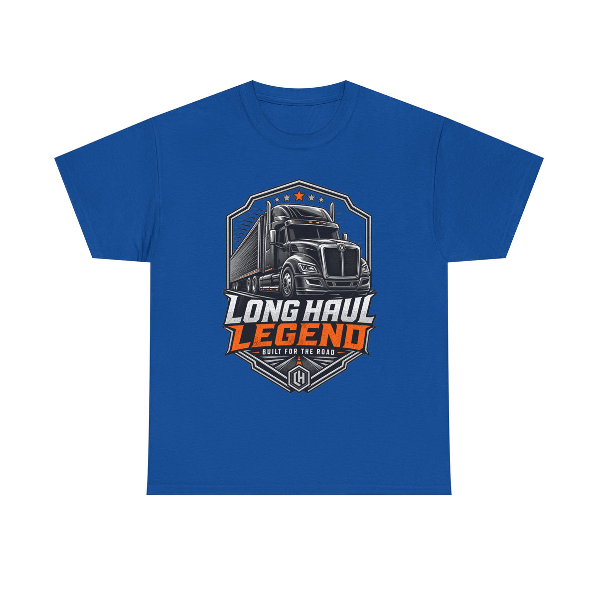 Long Haul Legend Trucker T-Shirt — "Long Haul Legend" Graphic Tee for Truck Drivers & Fans