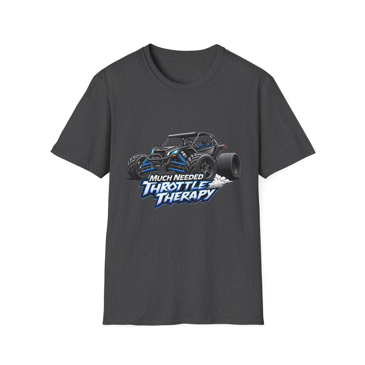 Throttle Therapy Off-Road T-Shirt — "Much Needed Throttle Therapy" Buggy Design