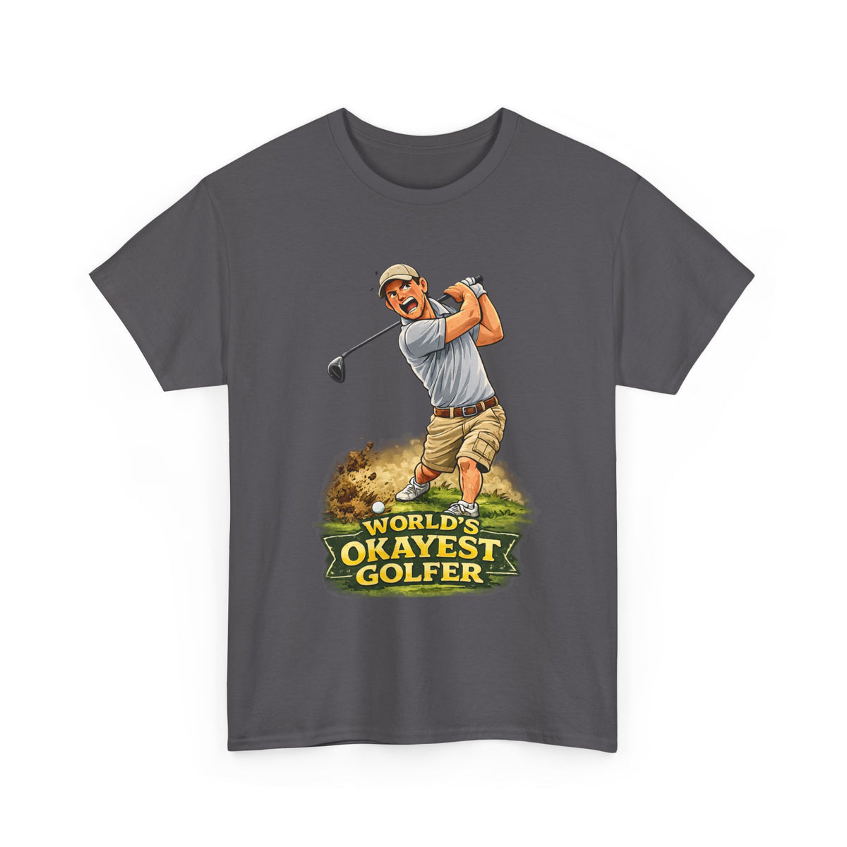 World's Okayest Golfer T-Shirt – Funny Golf Gift for Him