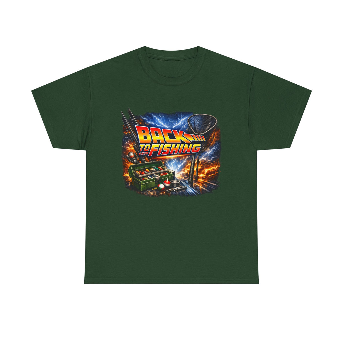 Back to Fishing T-Shirt — Retro Fishing Tee for Anglers