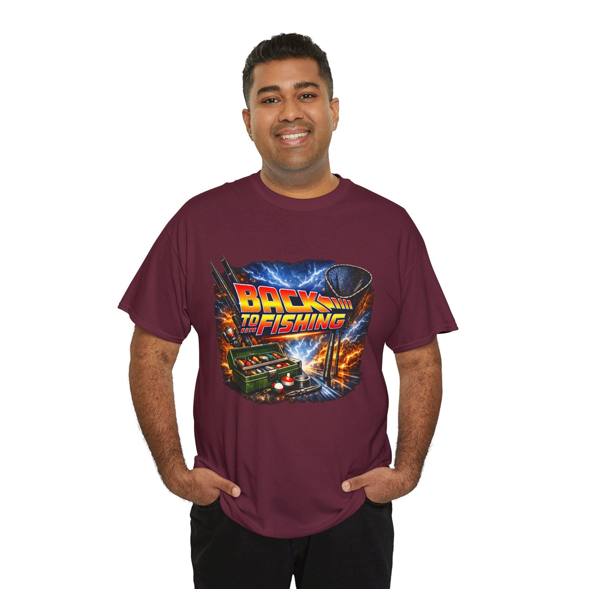 Back to Fishing T-Shirt — Retro Fishing Tee for Anglers