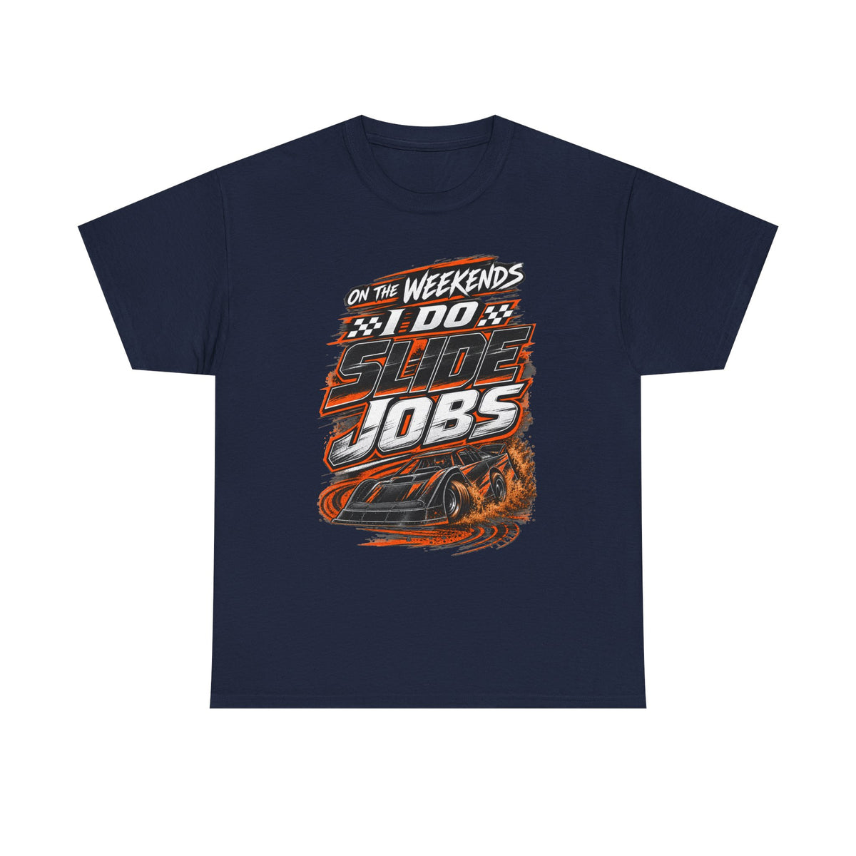 Weekend Drift Car T-Shirt — "On the Weekends I Do Slide Jobs" Racing Tee