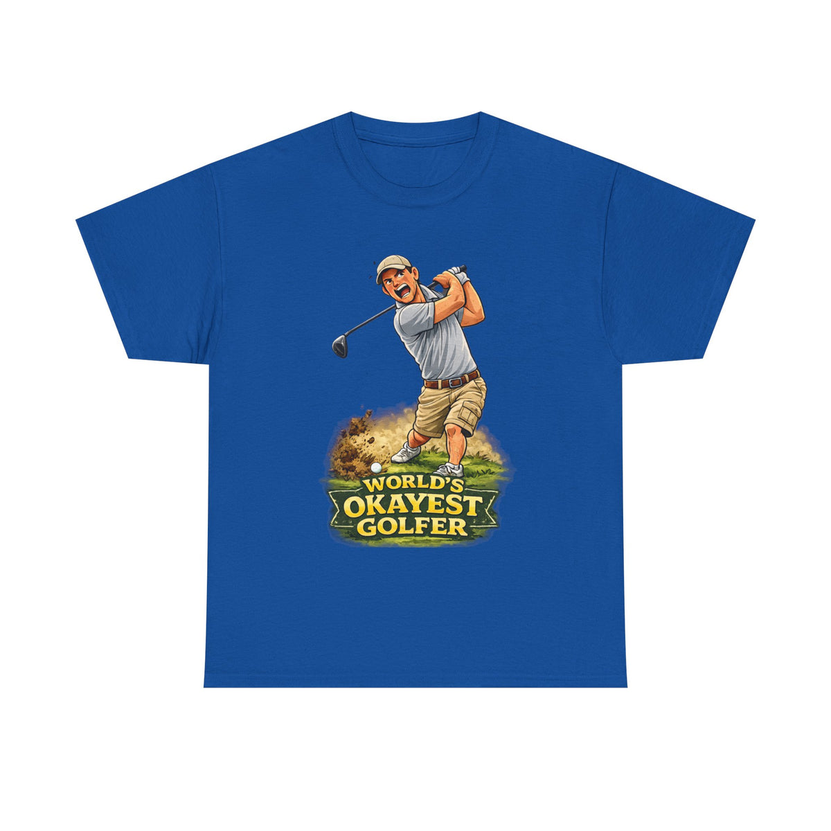 World's Okayest Golfer T-Shirt – Funny Golf Gift for Him