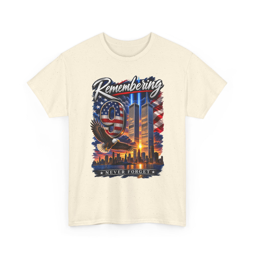 9/11 Remembering Tee – Never Forget Memorial T-Shirt