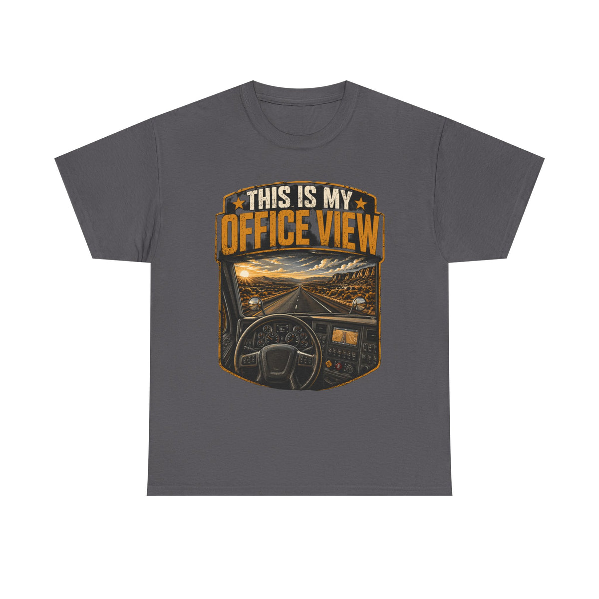 This Is My Office View Truck Driver T-Shirt