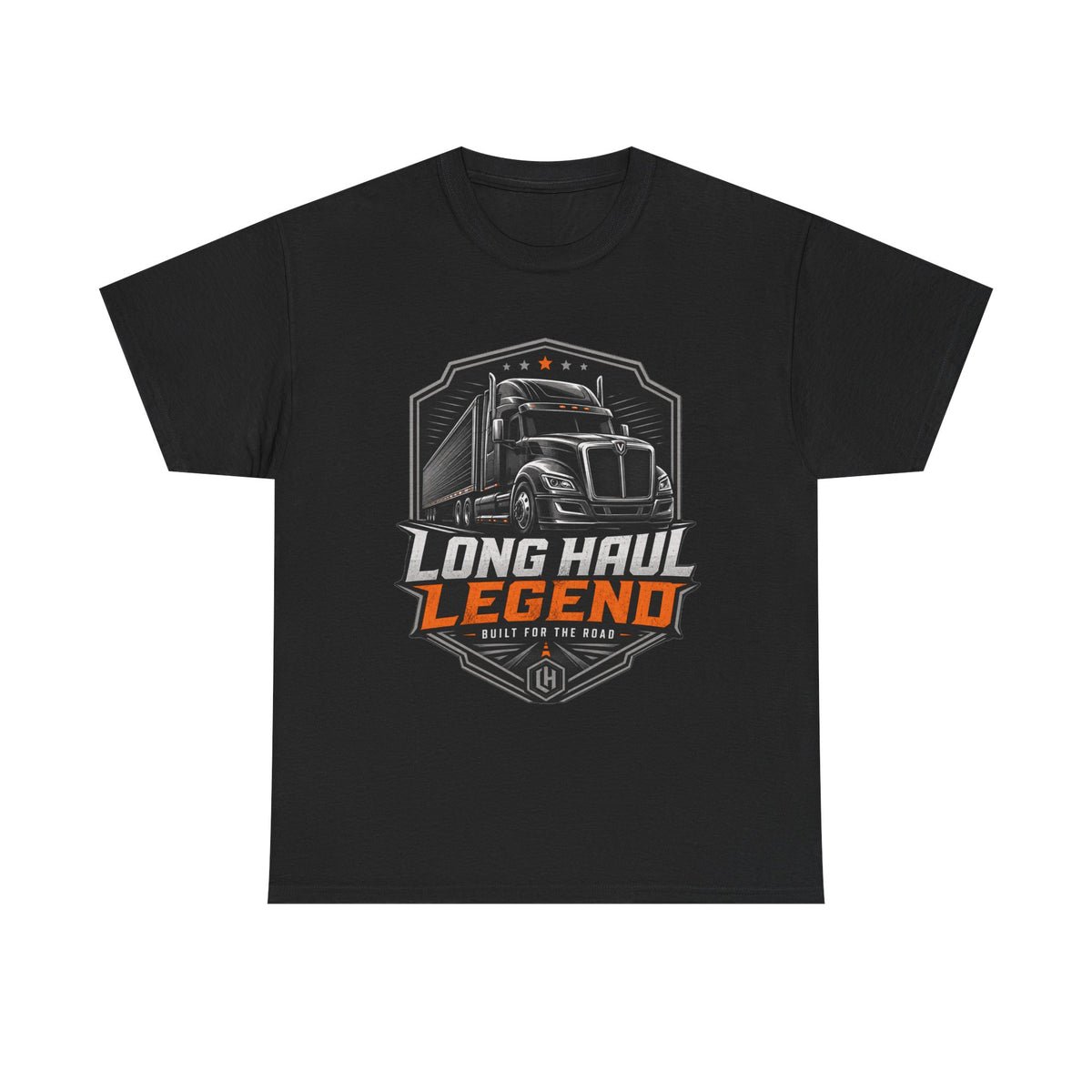 Long Haul Legend Trucker T‑Shirt — 'Long Haul Legend' Semi Truck Graphic Tee