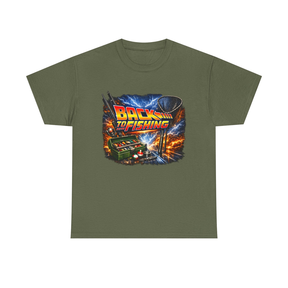 Back to Fishing T-Shirt — Retro Fishing Tee for Anglers