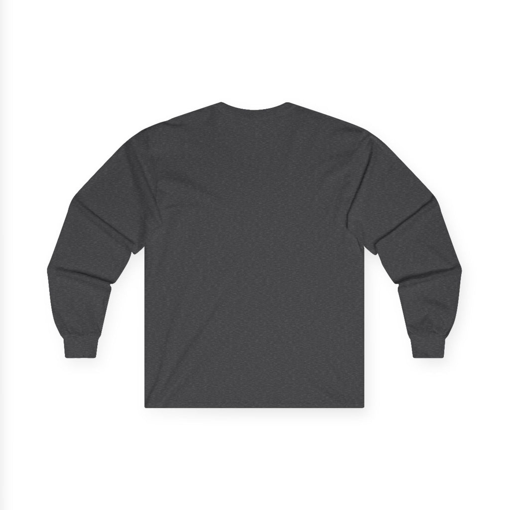 Inspirational Long Sleeve Tee — "Yes, Tomorrow Needs You" Sunset Design
