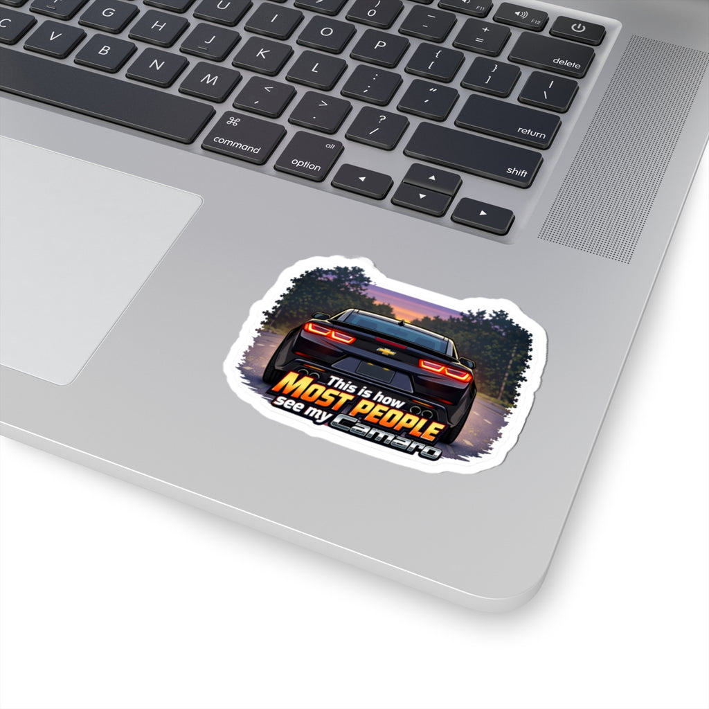 Camaro Rear View Sticker — "This Is How Most People See My Camaro" Car Decal