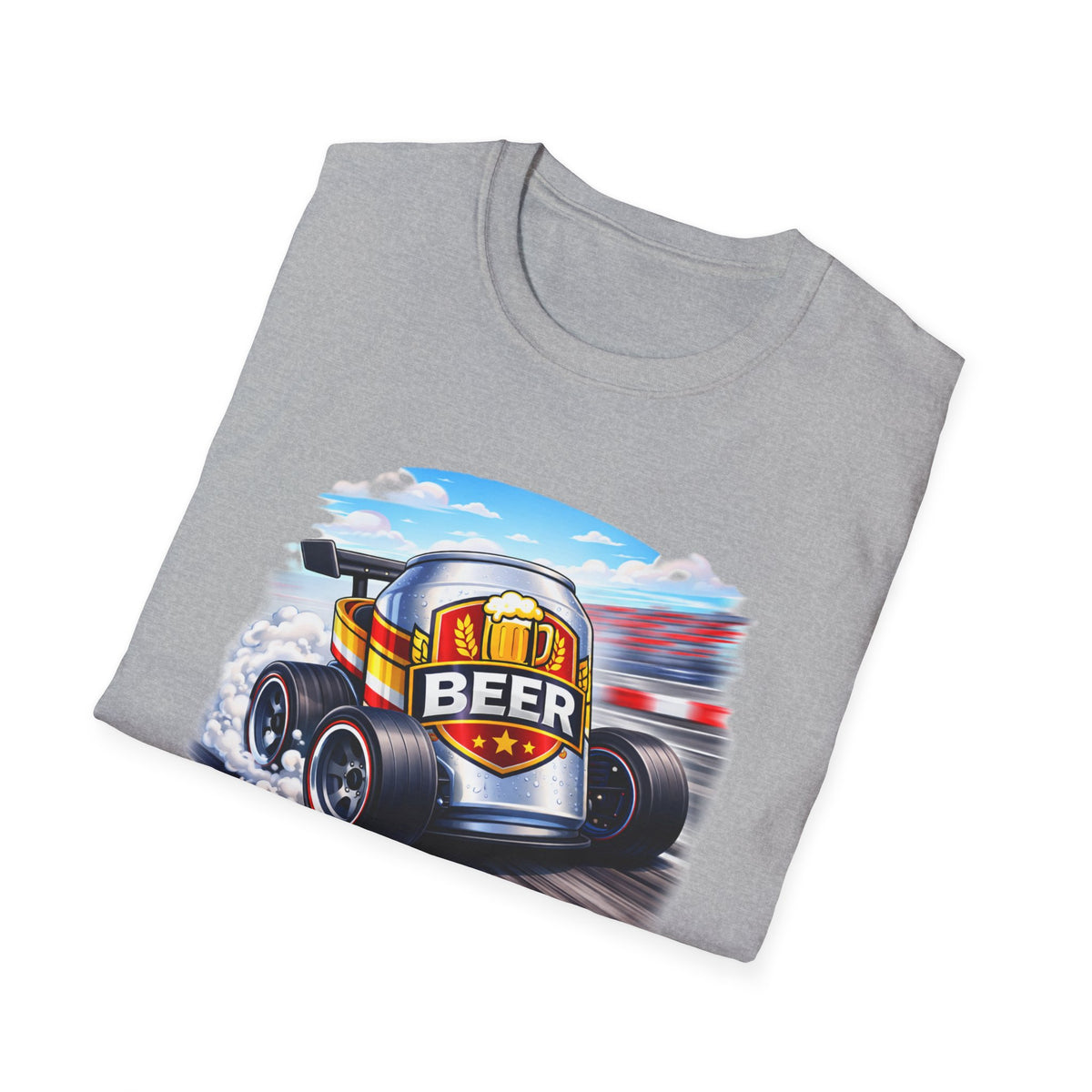 Racing Beer T-Shirt – "My Drinking Team Has a Racing Problem" Funny Motorsports Tee